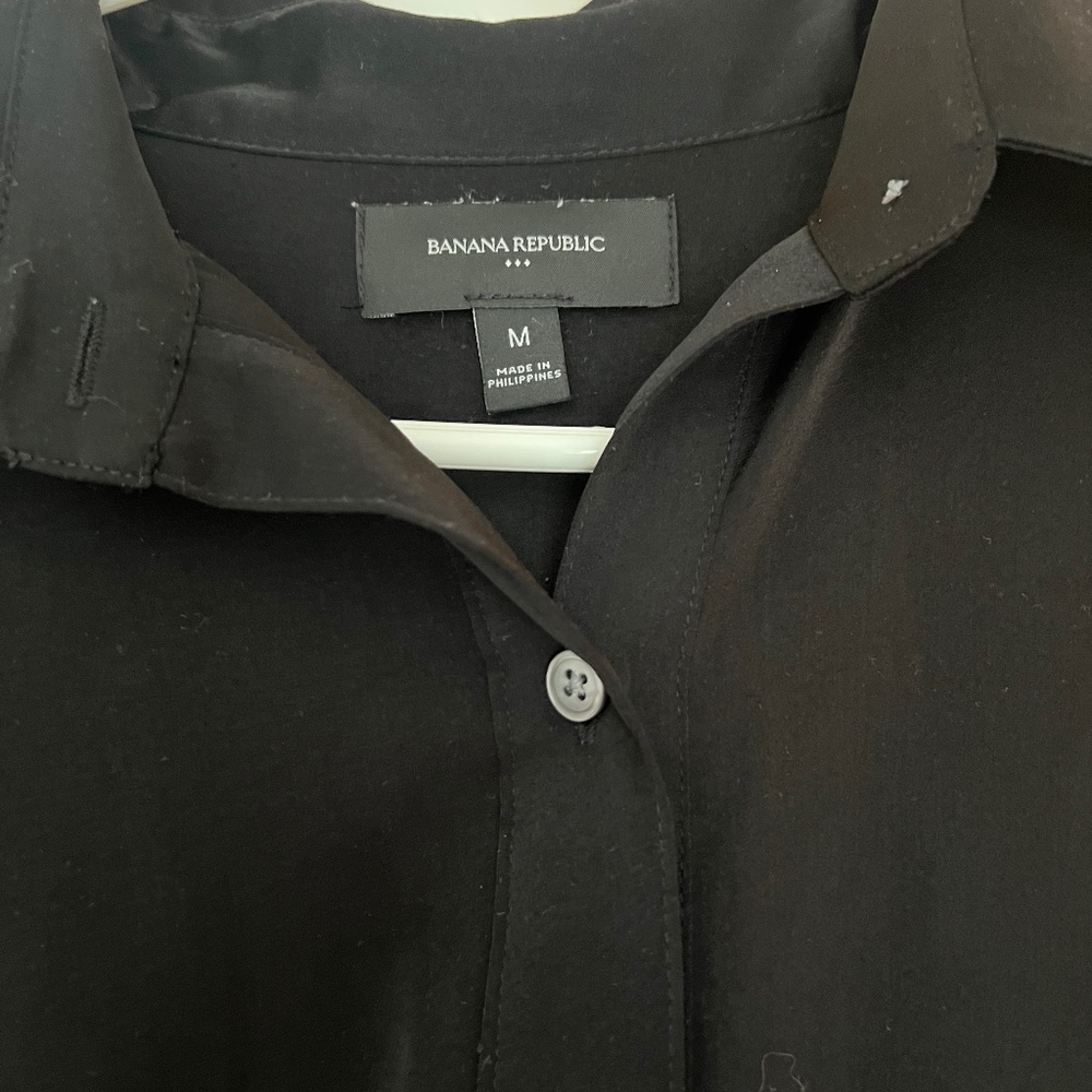 Banana Republic Satin TIE-WAIST MAXI SHIRTDRESS